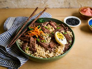 Beef Ramen Noodle Bowl